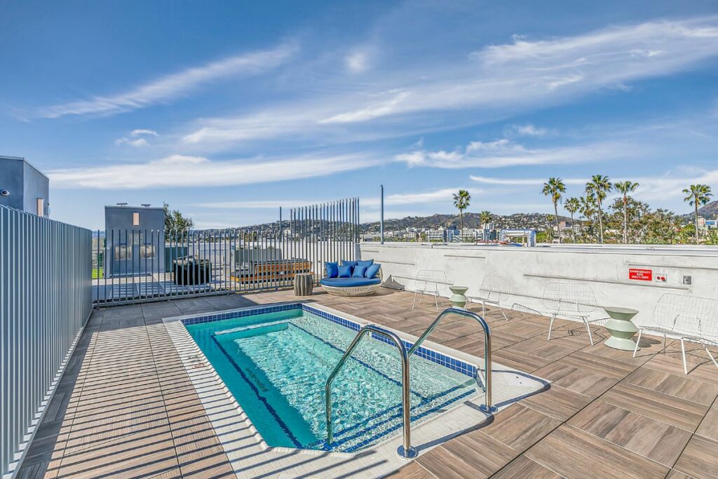 luxury apartments with rooftop pool